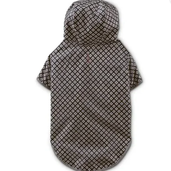 Dog Coat: Red Reversible Reflective Raincoat, Large - Picture 2 of 3